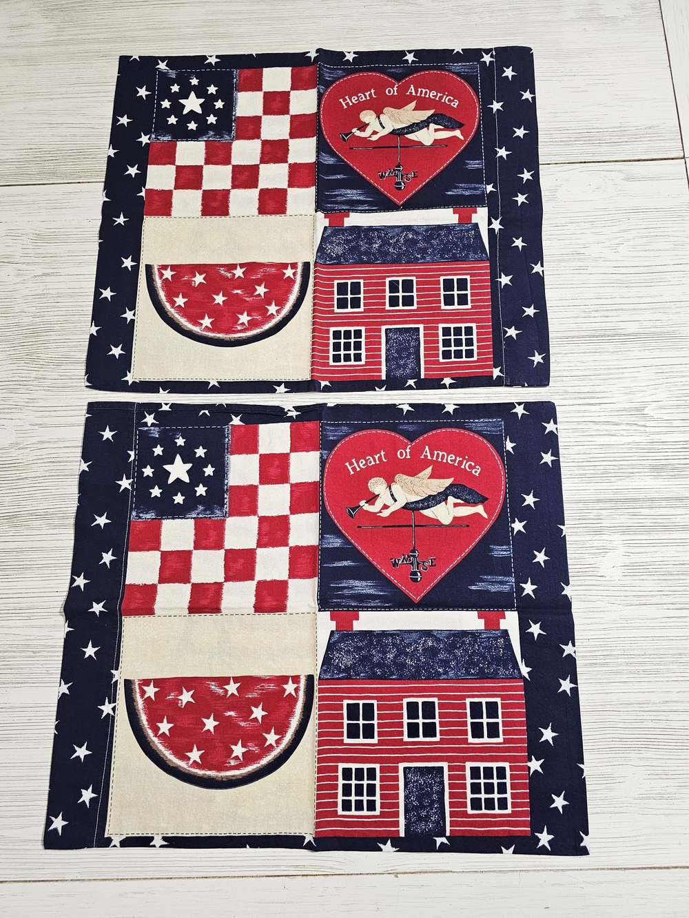 Heart Of America Farmhouse Cottagecore Small Pillow Shams